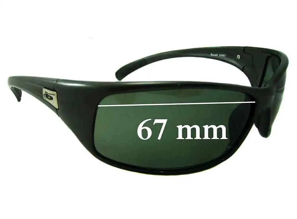 Sunglass Fix Lentilles de Remplacement pour Bolle Recoil - 67mm Wide Sunglass Fix Lentilles de Remplacement pour Bolle Recoil - 67mm Wide