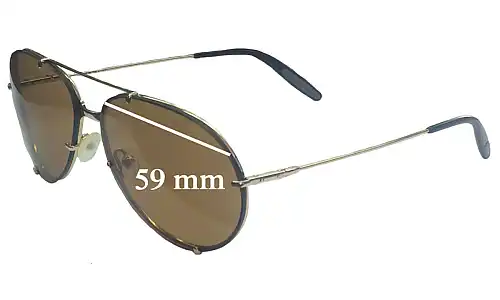 Sunglass Fix Verres de Remplacement pour Carrera Veron 1 - 59mm Wide Sunglass Fix Verres de Remplacement pour Carrera Veron 1 - 59mm Wide
