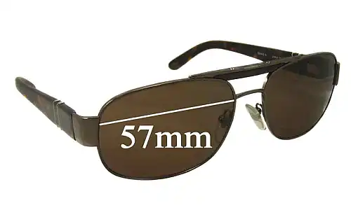 Sunglass Fix Verres de Remplacement pour Persol 2329-S - 57mm Wide Sunglass Fix Verres de Remplacement pour Persol 2329-S - 57mm Wide