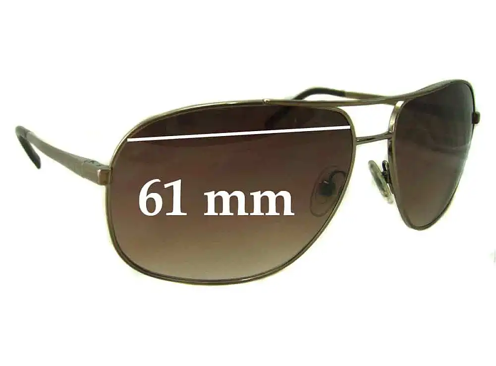 Sunglass Fix Verres de Remplacement pour Prada SPR53M - 61mm Wide Sunglass Fix Verres de Remplacement pour Prada SPR53M - 61mm Wide