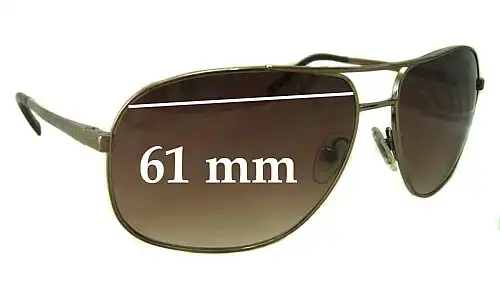 Sunglass Fix Verres de Remplacement pour Prada SPR53M - 61mm Wide Sunglass Fix Verres de Remplacement pour Prada SPR53M - 61mm Wide