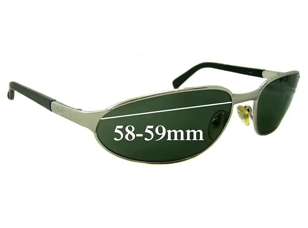 Sunglass Fix Lentilles de Remplacement pour Ray-Ban RB3107 - 59mm Wide Sunglass Fix Lentilles de Remplacement pour Ray-Ban RB3107 - 59mm Wide