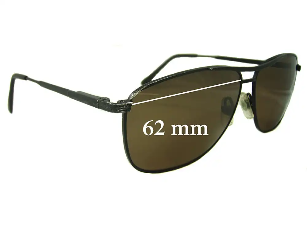 Sunglass Fix Verres de Remplacement pour Serengeti Strata - 62mm Wide Sunglass Fix Verres de Remplacement pour Serengeti Strata - 62mm Wide
