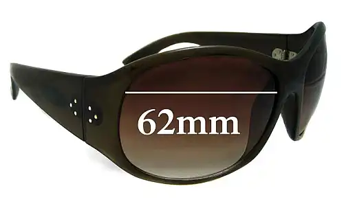Sunglass Fix Verres de Remplacement pour Blinde Blinde Unknown - 62mm Wide Sunglass Fix Verres de Remplacement pour Blinde Blinde Unknown - 62mm Wide