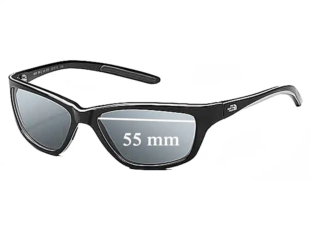 Sunglass Fix Verres de Remplacement pour North Face Viper - 55mm Wide Sunglass Fix Verres de Remplacement pour North Face Viper - 55mm Wide