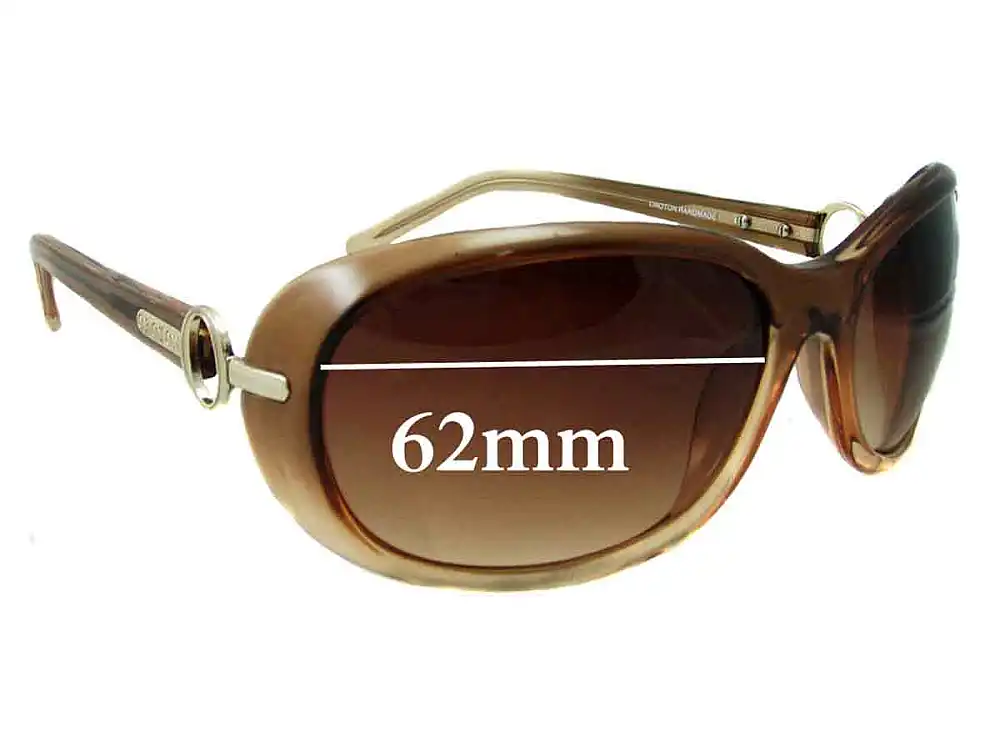 Sunglass Fix Verres de Remplacement pour Oroton Paradise - 62mm Wide Sunglass Fix Verres de Remplacement pour Oroton Paradise - 62mm Wide