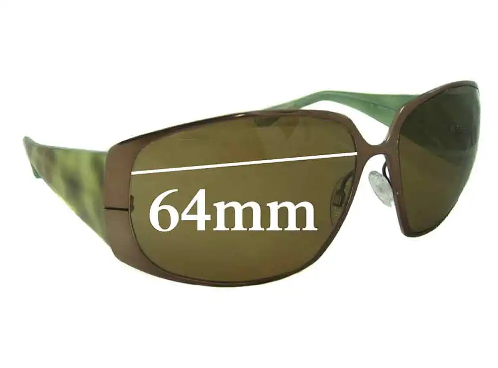 Sunglass Fix Verres de Remplacement pour Paul Smith PS 824 - 64mm Wide Sunglass Fix Verres de Remplacement pour Paul Smith PS 824 - 64mm Wide