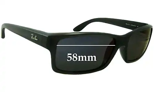 Sunglass Fix Verres de Remplacement pour Ray-Ban RB4151 - 59mm Wide Sunglass Fix Verres de Remplacement pour Ray-Ban RB4151 - 59mm Wide