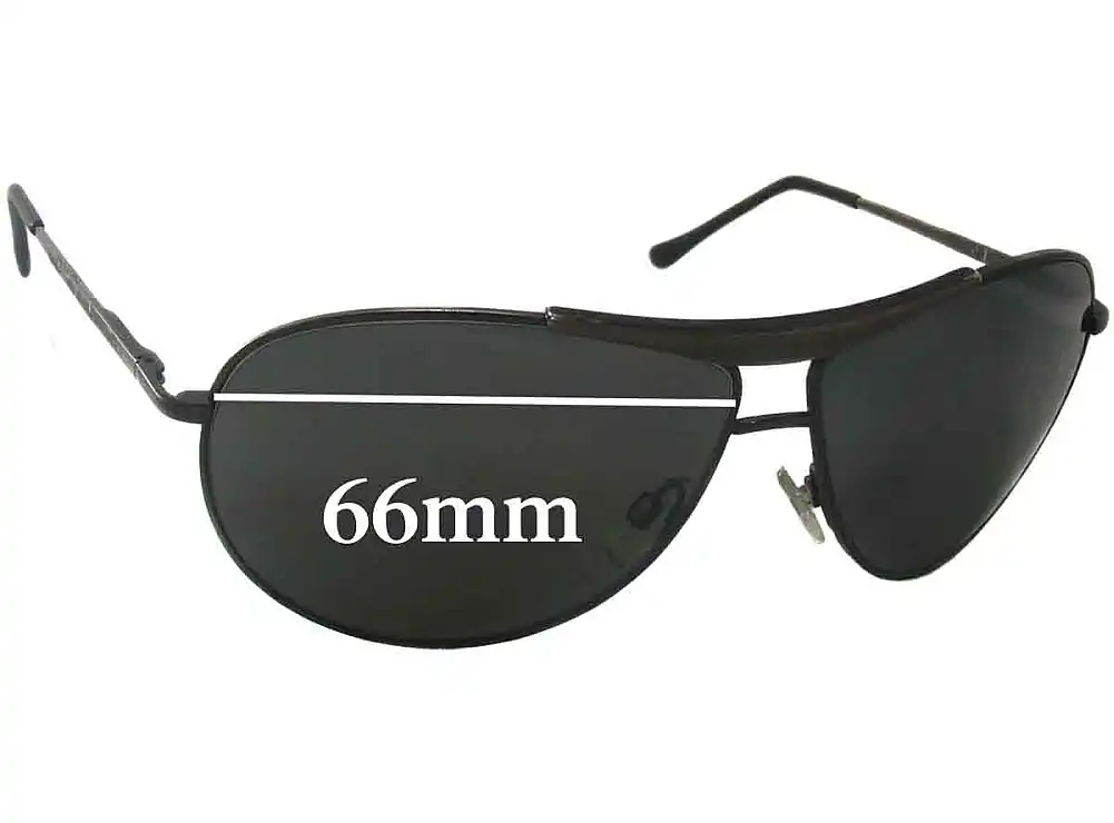 Sunglass Fix Verres de Remplacement pour Hobie 4664 - 66mm Wide Sunglass Fix Verres de Remplacement pour Hobie 4664 - 66mm Wide