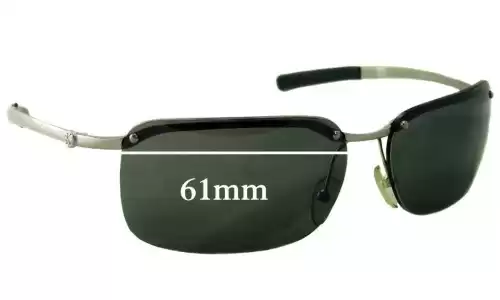 Sunglass Fix Verres de Remplacement pour Calvin Klein CK2008 - 61mm Wide Sunglass Fix Verres de Remplacement pour Calvin Klein CK2008 - 61mm Wide