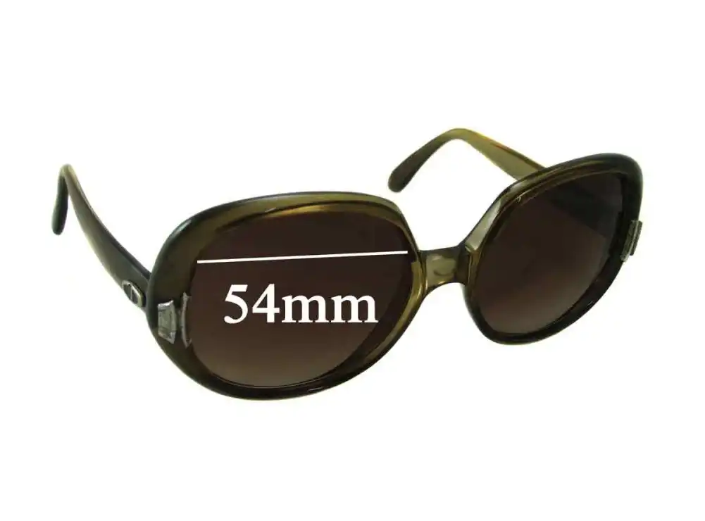Sunglass Fix Verres de Remplacement pour Christian Dior Optyl - 54mm Wide Sunglass Fix Verres de Remplacement pour Christian Dior Optyl - 54mm Wide