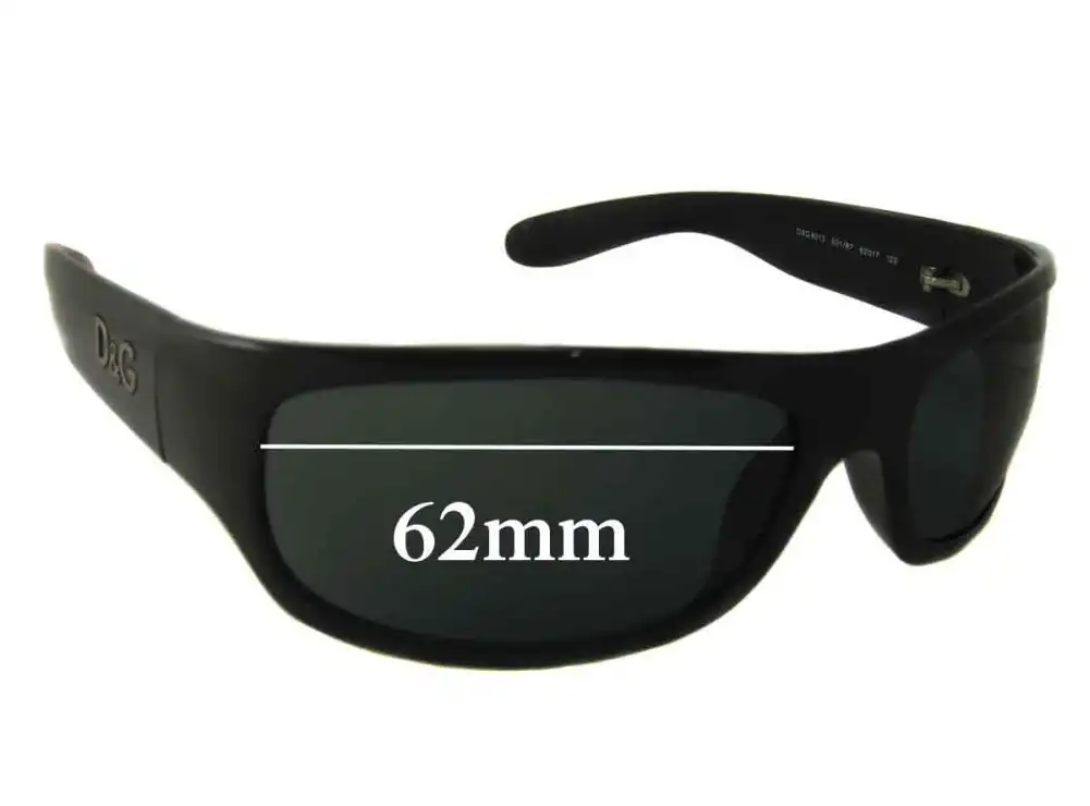 Sunglass Fix Verres de Remplacement pour Dolce & Gabbana DG8013 - 62mm Wide Sunglass Fix Verres de Remplacement pour Dolce & Gabbana DG8013 - 62mm Wide
