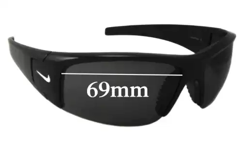 Sunglass Fix Verres de Remplacement pour Nike EV0325 Diverge - 69mm Wide Sunglass Fix Verres de Remplacement pour Nike EV0325 Diverge - 69mm Wide