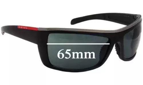 Sunglass Fix Verres de Remplacement pour Prada SPS02H & PS02HS - 65mm Wide Sunglass Fix Verres de Remplacement pour Prada SPS02H & PS02HS - 65mm Wide