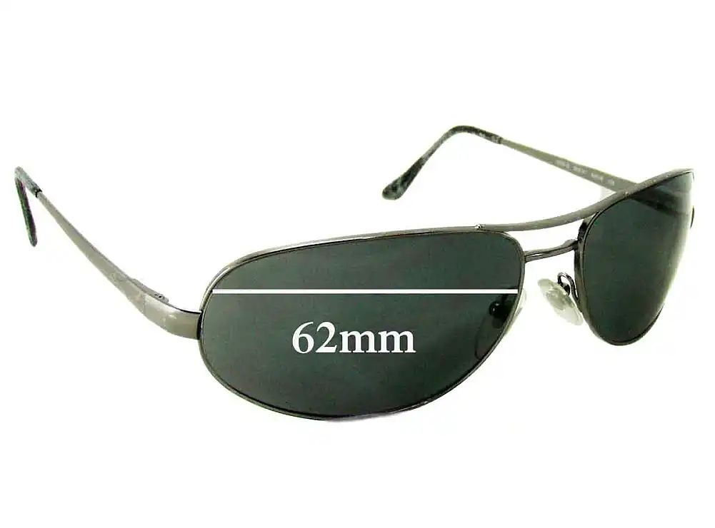 Sunglass Fix Verres de Remplacement pour Persol 2283-S - 62mm Wide Sunglass Fix Verres de Remplacement pour Persol 2283-S - 62mm Wide