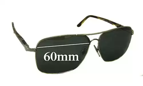 Sunglass Fix Verres de Remplacement pour Persol 2394-S - 60mm Wide Sunglass Fix Verres de Remplacement pour Persol 2394-S - 60mm Wide