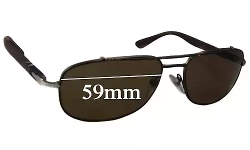 Sunglass Fix Verres de Remplacement pour Persol 2405-S - 59mm Wide Sunglass Fix Verres de Remplacement pour Persol 2405-S - 59mm Wide