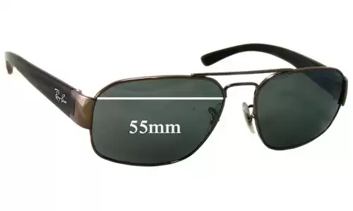 Sunglass Fix Lentilles de Remplacement pour Ray-Ban RB3427 - 55mm Wide Ray-Ban RB3427 Lentilles de Remplacement 55mm wide
