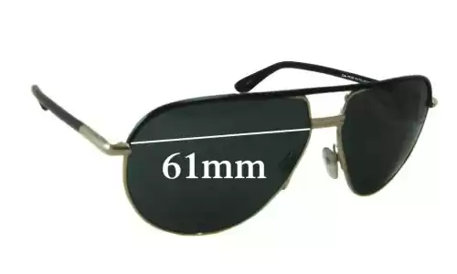 Sunglass Fix Verres de Remplacement pour Tom Ford Cole TF285 - 61mm Wide Sunglass Fix Verres de Remplacement pour Tom Ford Cole TF285 - 61mm Wide