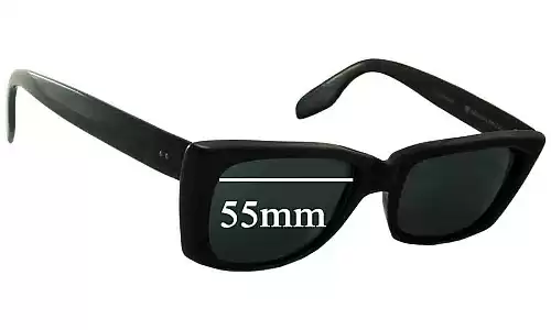 Sunglass Fix Verres de Remplacement pour American Optical Seafarer - 55mm Wide Sunglass Fix Verres de Remplacement pour American Optical Seafarer - 55mm Wide