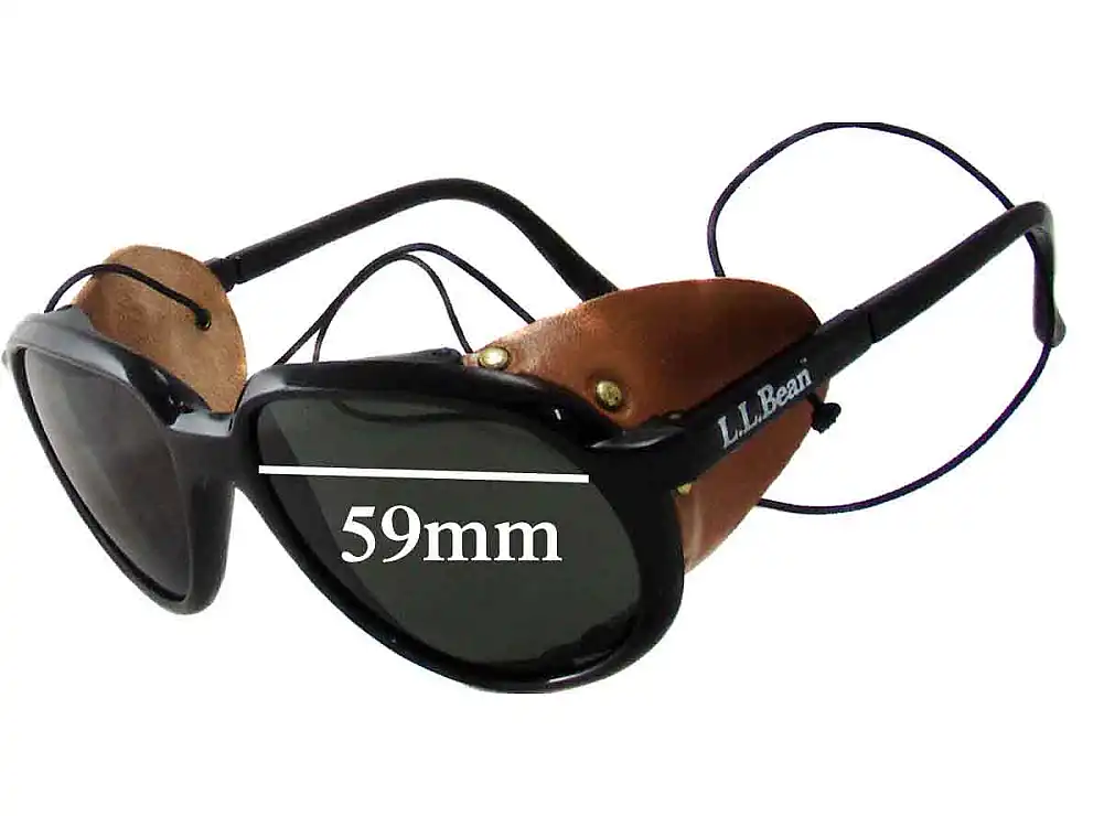 Sunglass Fix Lentilles de Remplacement pour Bolle L.L. Bean Glacier - 59mm Wide Sunglass Fix Lentilles de Remplacement pour Bolle L.L. Bean Glacier - 59mm Wide