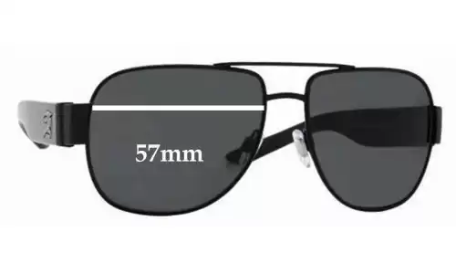 Sunglass Fix Verres de Remplacement pour Burberry B 3035 - 57mm Wide Sunglass Fix Verres de Remplacement pour Burberry B 3035 - 57mm Wide