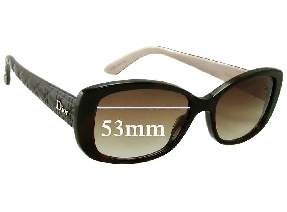 Christian Dior Lady In Dior 2 Replacement Lenses 53mm Christian Dior Lady In Dior 2 Replacement Lenses 53mm