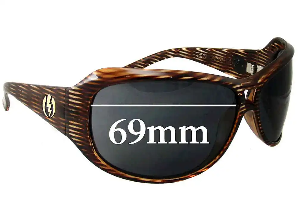 Sunglass Fix Verres de Remplacement pour Electric Spectre - 69mm Wide Sunglass Fix Verres de Remplacement pour Electric Spectre - 69mm Wide