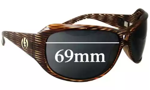 Sunglass Fix Verres de Remplacement pour Electric Spectre - 69mm Wide Sunglass Fix Verres de Remplacement pour Electric Spectre - 69mm Wide