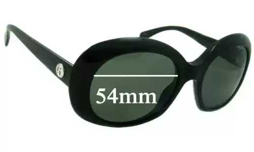 Sunglass Fix Verres de Remplacement pour Giorgio Armani GA 661/S - 54mm Wide Sunglass Fix Verres de Remplacement pour Giorgio Armani GA 661/S - 54mm Wide