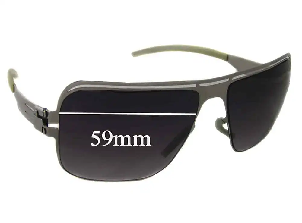 Sunglass Fix Verres de Remplacement pour IC! Berlin Sly - 59mm Wide Sunglass Fix Verres de Remplacement pour IC! Berlin Sly - 59mm Wide