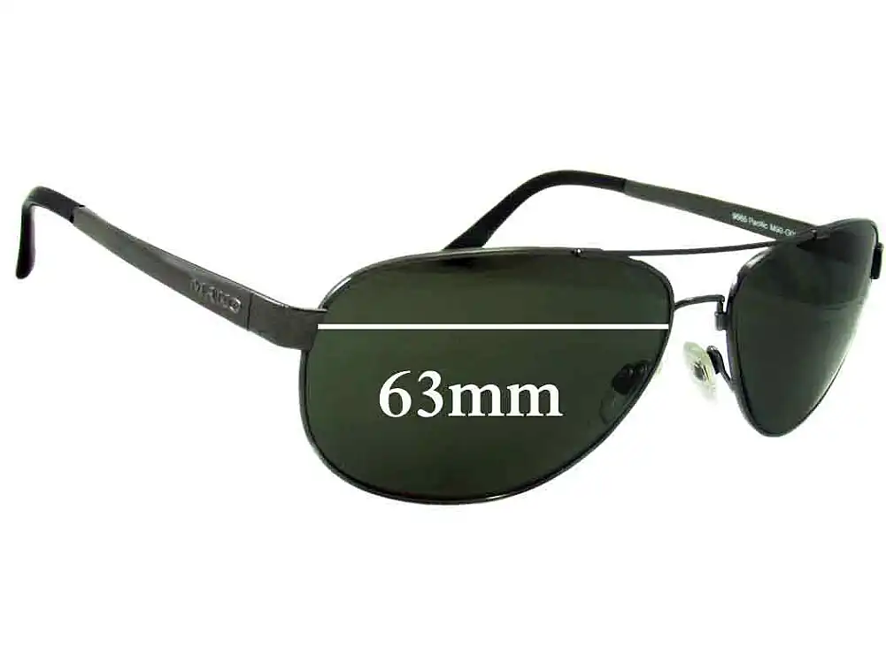 Sunglass Fix Verres de Remplacement pour Mako Pacific 9565 - 63mm Wide Sunglass Fix Verres de Remplacement pour Mako Pacific 9565 - 63mm Wide