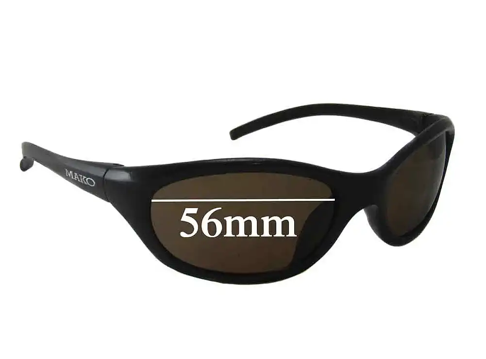 Sunglass Fix Verres de Remplacement pour Mako X-Treme 9350 - 56mm Wide Sunglass Fix Verres de Remplacement pour Mako X-Treme 9350 - 56mm Wide
