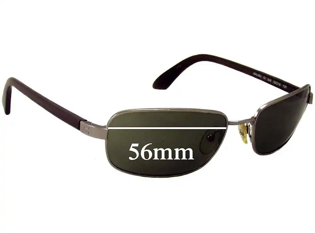 Sunglass Fix Verres de Remplacement pour Nautica Malibu - 56mm Wide Sunglass Fix Verres de Remplacement pour Nautica Malibu - 56mm Wide