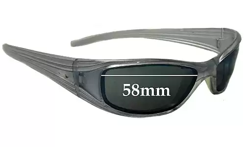 Sunglass Fix Lentilles de Remplacement pour Nike ES0017 Tailwind - 58mm Wide Nike ES0017 Tailwind Lentilles de Remplacement 58mm wide