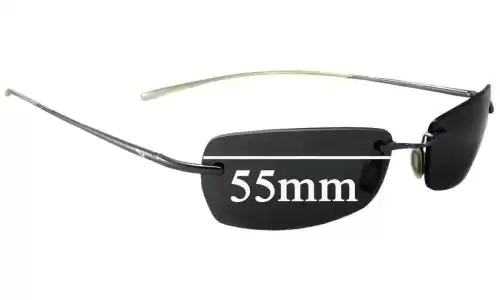 Sunglass Fix Verres de Remplacement pour Nike EV0191 Hardbox - 55mm Wide Sunglass Fix Verres de Remplacement pour Nike EV0191 Hardbox - 55mm Wide