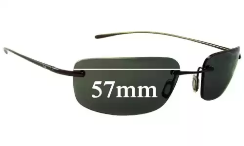 Sunglass Fix Verres de Remplacement pour Nike EV0205 Linear Square - 57mm Wide Sunglass Fix Verres de Remplacement pour Nike EV0205 Linear Square - 57mm Wide