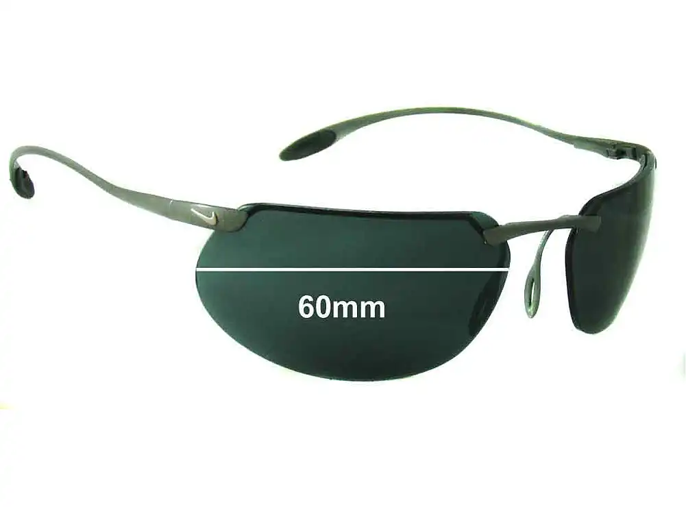 Sunglass Fix Lentilles de Remplacement pour Nike EG0037 Hyperion Pro II - 60mm Wide Sunglass Fix Lentilles de Remplacement pour Nike EG0037 Hyperion Pro II - 60mm Wide