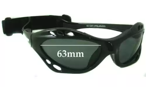 Sunglass Fix Verres de Remplacement pour Ocean Eyewear 150001 - 63mm Wide Sunglass Fix Verres de Remplacement pour Ocean Eyewear 150001 - 63mm Wide