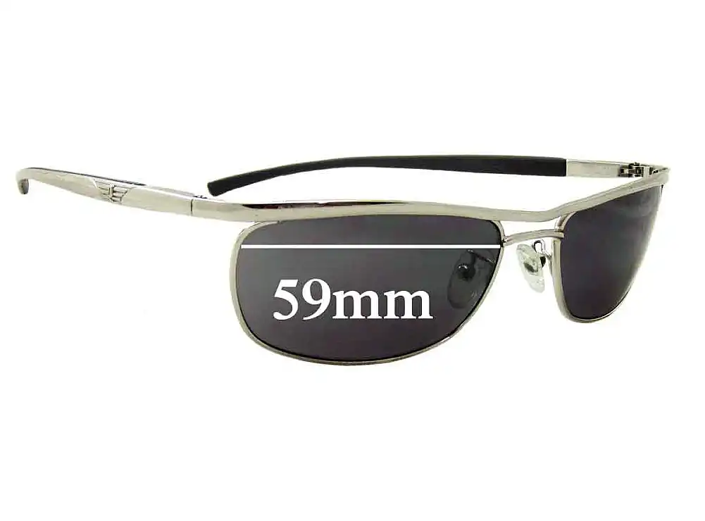 Sunglass Fix Verres de Remplacement pour Police S8307 - 59mm Wide Sunglass Fix Verres de Remplacement pour Police S8307 - 59mm Wide