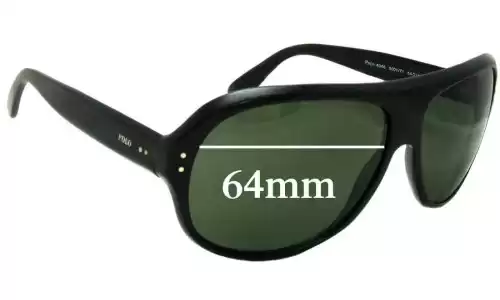 Sunglass Fix Lentilles de Remplacement pour Polo Polo PH 4046 - 64mm Wide Polo Polo PH 4046 Lentilles de Remplacement 64mm wide