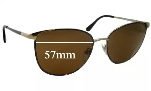 Sunglass Fix Lentilles de Remplacement pour Polo RL 7039 - 57mm Wide Polo RL 7039 Lentilles de Remplacement 57mm wide