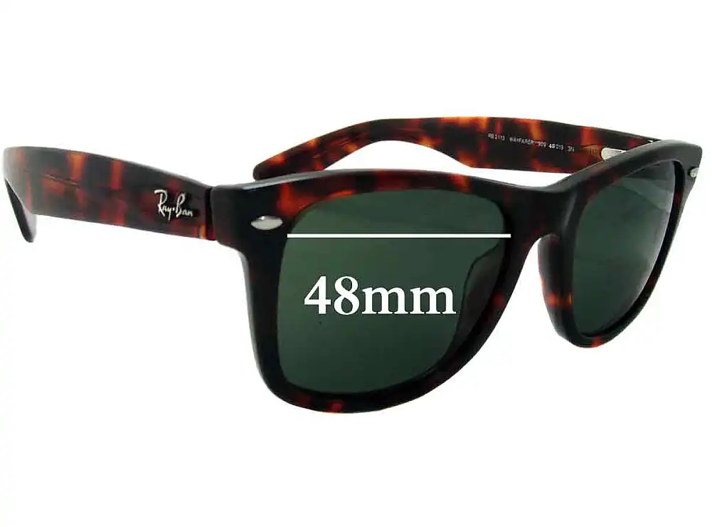 Sunglass Fix Lentilles de Remplacement pour Ray-Ban RB2113 Wayfarer Outsiders - 48mm Wide Sunglass Fix Lentilles de Remplacement pour Ray-Ban RB2113 Wayfarer Outsiders - 48mm Wide