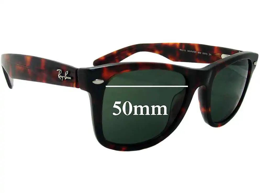Sunglass Fix Lentilles de Remplacement pour Ray-Ban RB2113 Wayfarer Outsiders - 50mm Wide Sunglass Fix Lentilles de Remplacement pour Ray-Ban RB2113 Wayfarer Outsiders - 50mm Wide