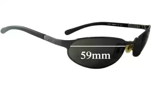 Sunglass Fix Verres de Remplacement pour Ray-Ban RB3142 - 59mm Wide Sunglass Fix Verres de Remplacement pour Ray-Ban RB3142 - 59mm Wide