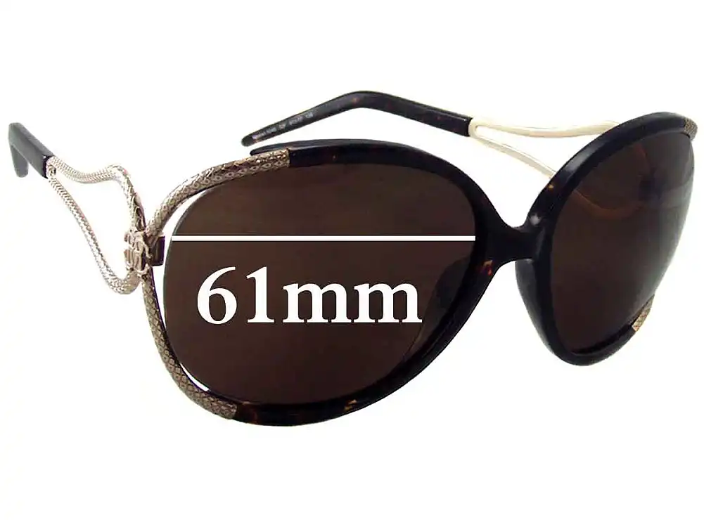 Sunglass Fix Verres de Remplacement pour Roberto Cavalli Narciso 524S - 61mm Wide Sunglass Fix Verres de Remplacement pour Roberto Cavalli Narciso 524S - 61mm Wide