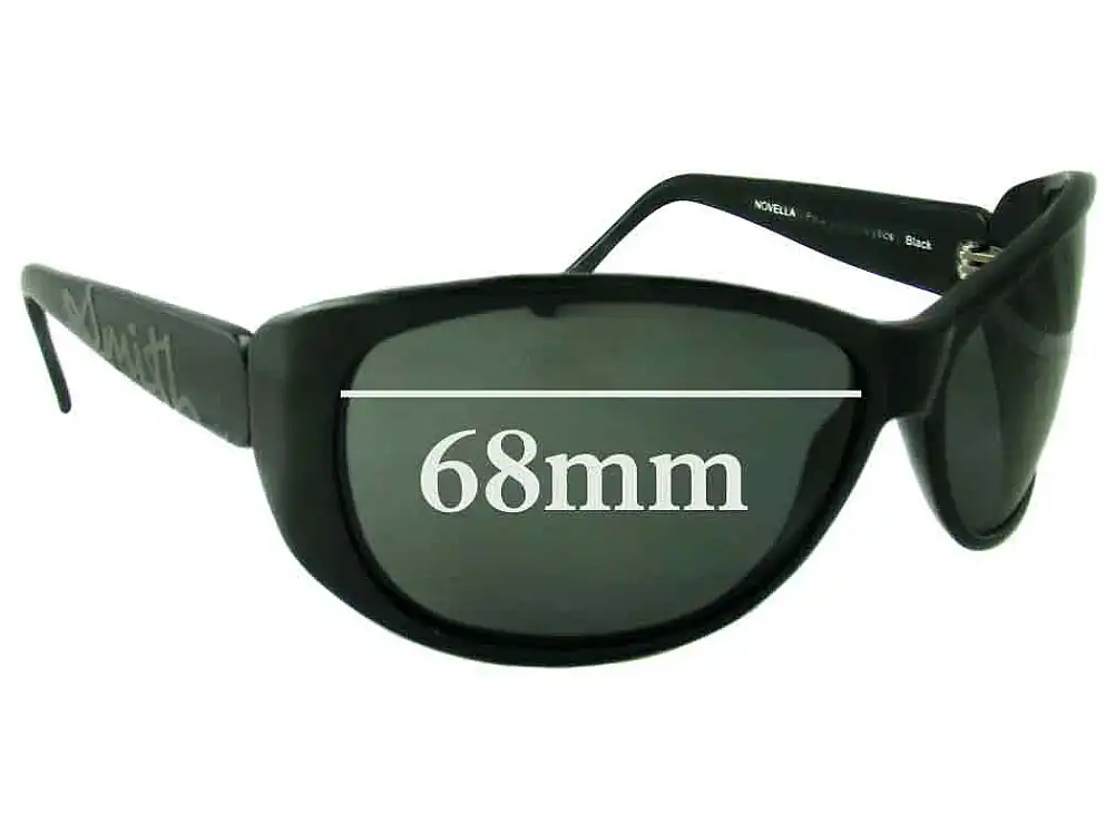 Sunglass Fix Verres de Remplacement pour Smith Novella - 68mm Wide Sunglass Fix Verres de Remplacement pour Smith Novella - 68mm Wide
