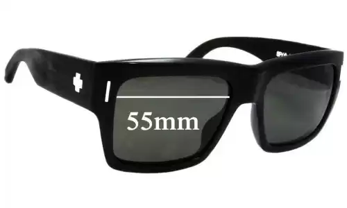 Sunglass Fix Verres de Remplacement pour Spy Optic Bowery - 55mm Wide Sunglass Fix Verres de Remplacement pour Spy Optic Bowery - 55mm Wide