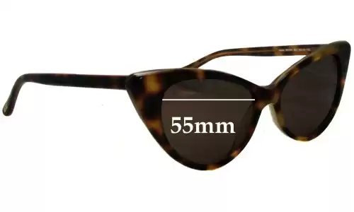 Sunglass Fix Verres de Remplacement pour Tom Ford Nikita TF0173 - 55mm Wide Sunglass Fix Verres de Remplacement pour Tom Ford Nikita TF0173 - 55mm Wide
