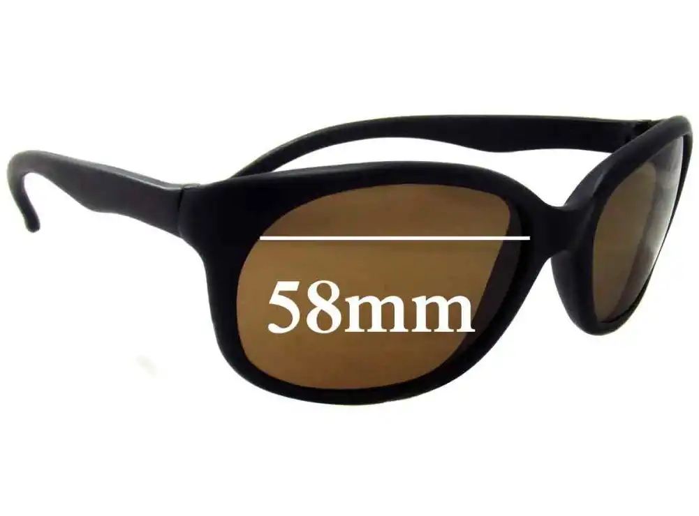 Sunglass Fix Verres de Remplacement pour Vuarnet Unknown Model - 58mm Wide Sunglass Fix Verres de Remplacement pour Vuarnet Unknown Model - 58mm Wide